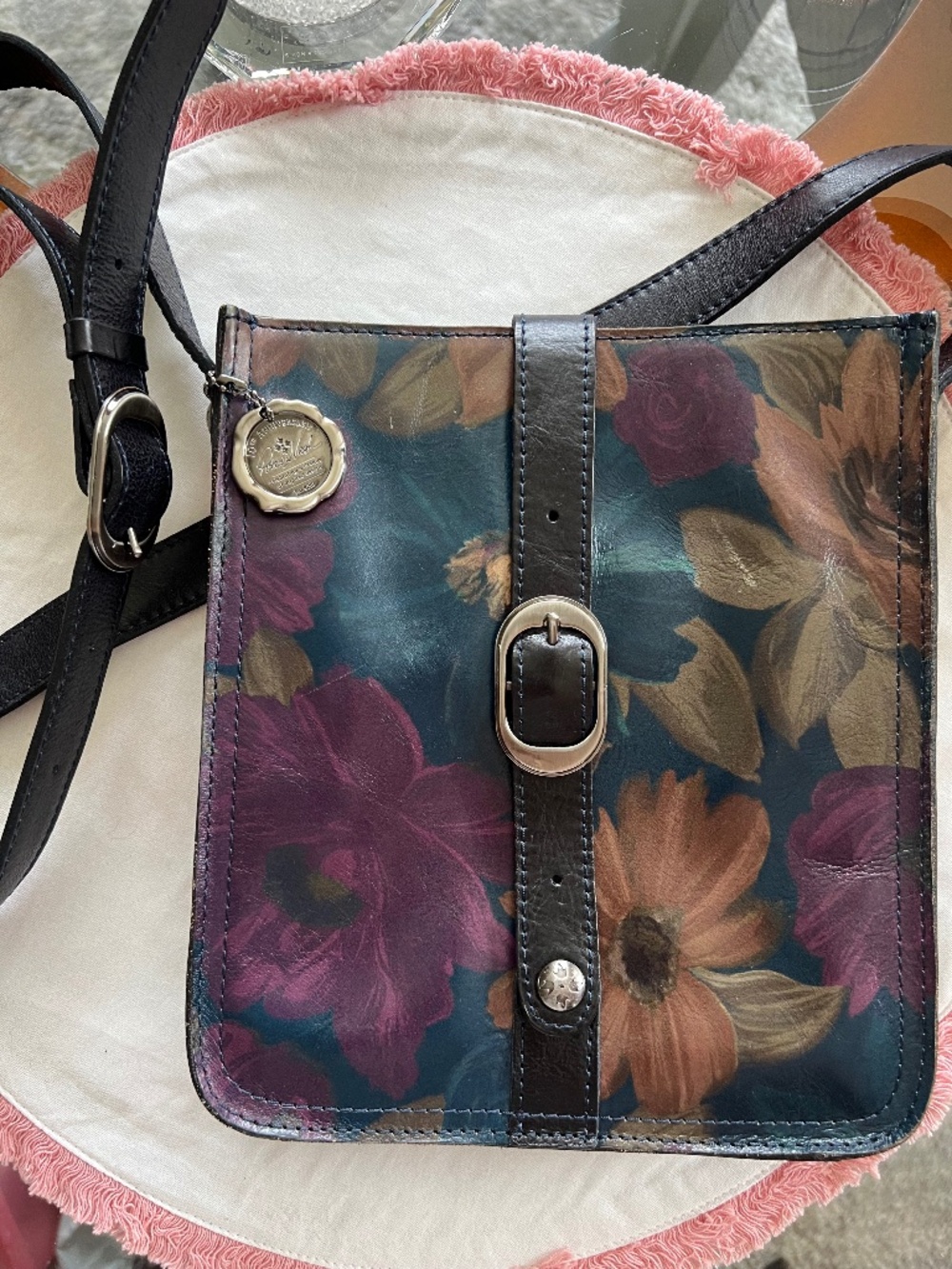 Patricia Nash Tuscania Leather Shoulder Purse